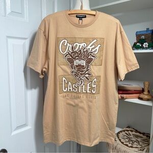 Crooks & Castles Beige Graphic Tee
